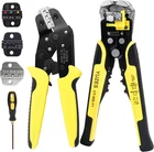 Yuzes Automatic Wire Stripper And Crimping Tool Kit With Dies (24-14AWG) New. Price: $46.89.