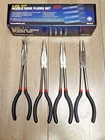 Atd 4PC 11" Long Straight & Bent Needle Nose Hose Pliers Set #814 New. Price: $69.74.