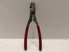 Mac Tools WSC7 Wire Cutter Crimper Strippers 20, 18, 16, 14, 12 Gauge Red Handle Used. Price: $40.00.