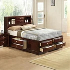 Acme Ireland Queen Bed W/storage In Espresso New. Price: $1319.99.