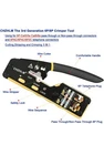 RJ45 Network Crimper Tool Chzhlm Modular Plug For And RJ11 New. Price: $30.00.