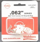Molex Waldom 1625-9PRT Circuit .062 Connectors Female Contacts Open. Price: $5.45.