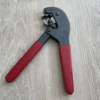 Hexagonal Cable Lug Crimper Tool Wire Crimping Red Pliers Lightly Used. Price: $15.00.