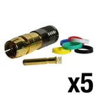 Skywalker Lock And Seal Rca RG-6 Quad Connectors (5 Pack) New. Price: $9.99.