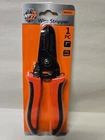 Multifunctional 7" Wire Stripper Cutter Plier 10-22 Awg Comfort Grip Handles New. Price: $9.53.