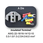 Tgr Crimping Tool Die For Insulated Terminals Awg 22-18/16-14/12-10 New. Price: $19.99.