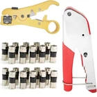 Coaxial Compression Tool Cable Crimper Kit For RG6 RG11 RG59 F81 Connector New. Price: $31.95.