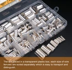 166PCS Wire Ferrules Kit Silver Plated Copper Crimp Terminal Set Awg 1/0-12 Best New. Price: $22.22.