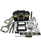 Tool Lot Gearwrench Ratchet Wiss WC5S Malco S-2 C-clamps Bag Used. Price: $64.99.
