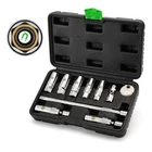 Tecotek 10PCS 3/8" Drive Magnetic Spark Plug Socket Set, Chrome New. Price: $50.99.