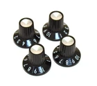 005-4419-049 (4) Genuine Fender Mini Black/silver Press On Amplifier Knobs New. Price: $18.00.