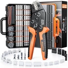 Preciva Crimping Tool Connector Kit AWG28-16/0.08-1.5MM Ratcheting Crimper... New. Price: $50.77.