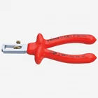 Knipex 6.3" Wire Insulation Strippers - Insulated Chrome Plastic Dipped New. Price: $78.31.
