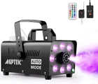 Agptek Smoke Machine Fog With 13 Colorful Led Lights Effect 500W New. Price: $29.99.