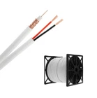 500FT RG59 Siamese Coax Cable 20AWG+18/2 Cctv Security Camera Bulk Wire White New. Price: $79.99.