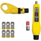 Klein VDV002-820 Coax Push-on Connector Kit, Includes The Tools Needed New. Price: $42.32.