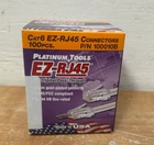 Platinum Tools EZ-RJ45 CAT6 Pass-through Connectors Pack 100010B New. Price: $32.99.