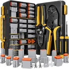 Dt Series Crimping Tool Kit, 2-12 Waterproof Connectors, Size New. Price: $77.28.
