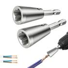 Kosybliyup 4PCS Wire Twister Tool For Drill, Nut 1/4", Silver New. Price: $17.59.