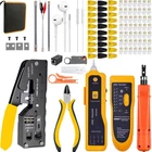 Leatbuy RJ45 Tool Ethernet Crimper Kit CAT5/CAT6 Crimping Set For ... New. Price: $69.93.