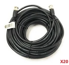 Lot Of New Steren 205-547BK Bnc Male RG-59/U Patch Video Cables 50FT Each. Price: $142.49.