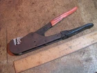 Thomas And Betts Shure Stake WT-130A Wire Crimper Tool Used. Price: $30.00.