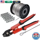 Aoocy Wire Rope Crimping Tool Kit 1/16-304 Stainless Steel Cable 165 Ft 7X7 New. Price: $47.01.