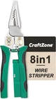 8 1 Wire Stripper With Voltage Tester, Multi-function Electric Stripping New. Price: $23.75.