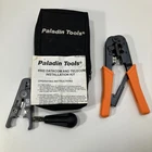 Paladin Tools 4905 Datacom Telecom Installation Kit RJ45 Crimper Stripper Pouch Used. Price: $29.99.