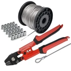 Wire Rope Crimping Tool Kit, With 1/16-304 Stainless Steel Cable 165 Ft (7X7 ... New. Price: $46.07.