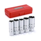 Ementol 5PCS 3/8" Drive Spark Plug Socket Set, Cr-v, Sae And 5-PIECE New. Price: $18.96.