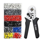 Vlike Ferrule Crimper Pliers Set Wire Crimping Tool Kit With 1800 Terminal For New. Price: $42.49.