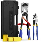 Haisstronica Heavy Duty Battery Cable Crimping Tool Kit-ratchet Hex Extended Han New. Price: $61.59.