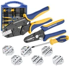 Haisstronica 6PCS Crimping Tool Set With Wire Stripper, Heat Shrink Ferrule New. Price: $104.99.