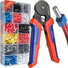 Preciva Ferrule Crimping Tool Kit, Octagonal Pliers With Chrome New. Price: $41.92.
