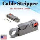 Coaxial Cable Stripper Tool RG6 RG11 RG58 RG59 Wire Jacket Cutter Stripping New. Price: $9.50.