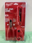 Milwaukee 48-22-8103 4PC Coax Cable Installation Tool Set With Zipper Pouch New. Price: $39.99.