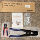 Icrimp Wire Rope Crimper Tool 5/64-1/8 With 100 Aluminum Cable Ferrules New. Price: $35.39.