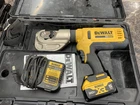 Dewalt DCE300M2 20V Crimping Tool Kit With Battery Case Used. Price: $1499.90.