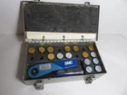 Dmc AFM8 Aviation Crimp Tool With 16 Positioners & Case Charts Used. Price: $495.00.