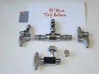 Lowrider Hydraulics 3/8" Plumbing Fitting & Valve Kit For 2-DUMP Set, Top Return New. Price: $130.00.