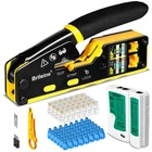 Brileine RJ45 Crimp Tool Pass Through Kit 13.5 Cm (l) X 7 (w), Yellow New. Price: $45.82.