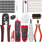 Leatbuy Crimper RJ45 Tool Set CAT5 CAT6 Crimping For Ethernet Reg New. Price: $68.78.
