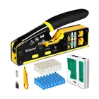 Brileine RJ45 Tool Pass Through Kit Ethernet Crimper CAT5... Usa Fast Ship New. Price: $45.10.