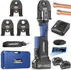 Swansoft Propress Tool, 18V 4AH Battery Electric Hydraulic Crimping For Cop New. Price: $983.99.