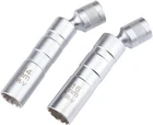 Resze 2PC 14MM 16MM Magnetic Swivel Spark Plug Socket Set 3/8 Drive Thin Wall 12 New. Price: $12.99.