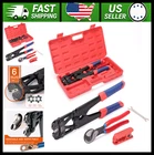 Icrimp Battery Cable Lug Crimping Tool With Wire Cutter And Stripper New. Price: $95.99.