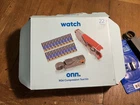 RG6 Compression Tool Kit: Crimper, Rotary Coax Cable Stripper & Connectors Used. Price: $9.99.