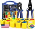 Haisstronica Crimping Tool Kit Awg 23-7 Wire Crimper & 2500 Ferrules New. Price: $91.07.