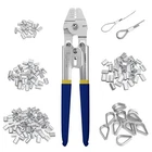 Sanuke Wire Rope Crimping Swaging Tool Cable Crimps Up 2.0MM(5/64INCH) New. Price: $32.84.